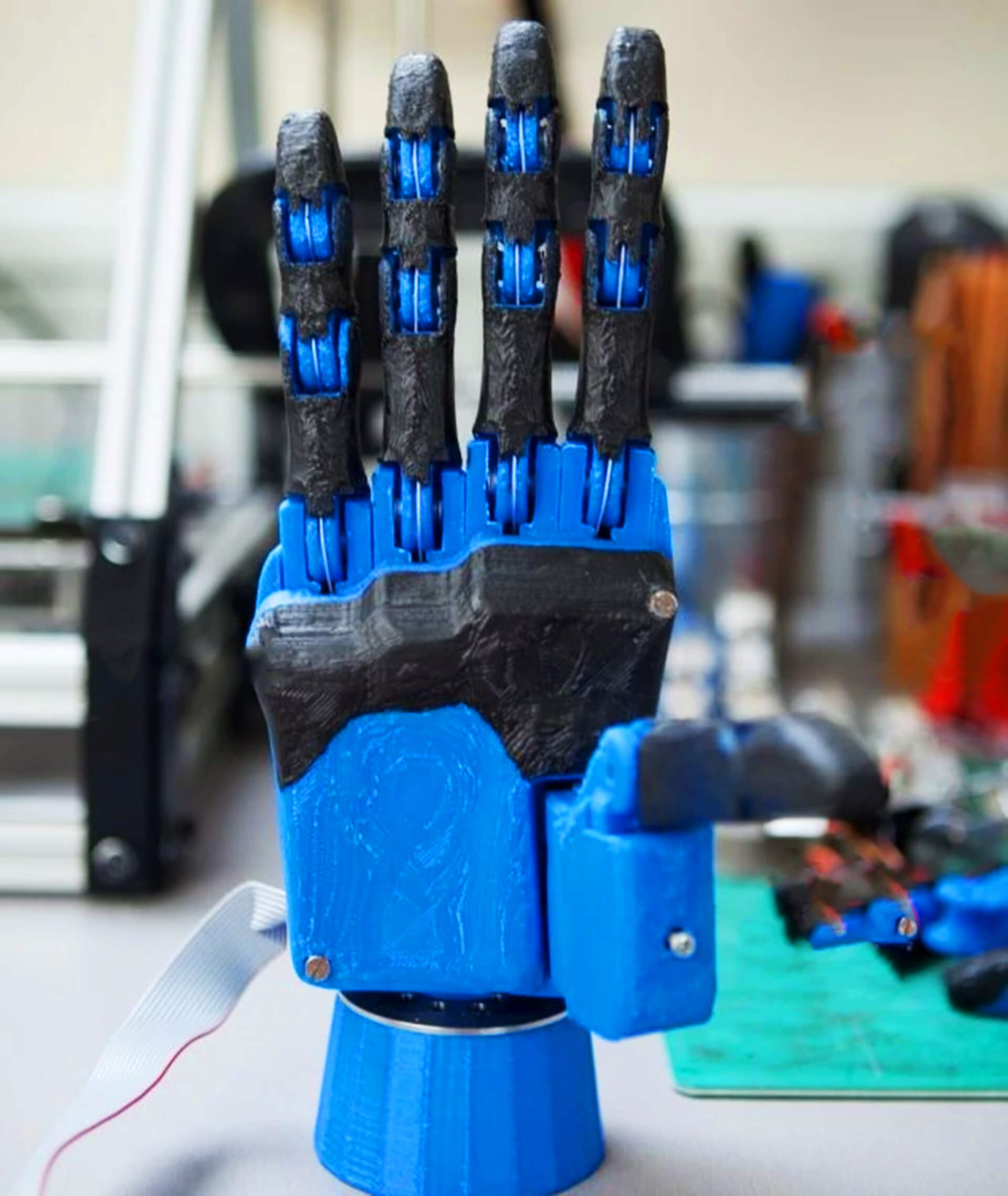 3D printed robotic hand