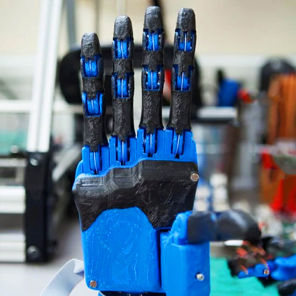 3D printed robotic hand