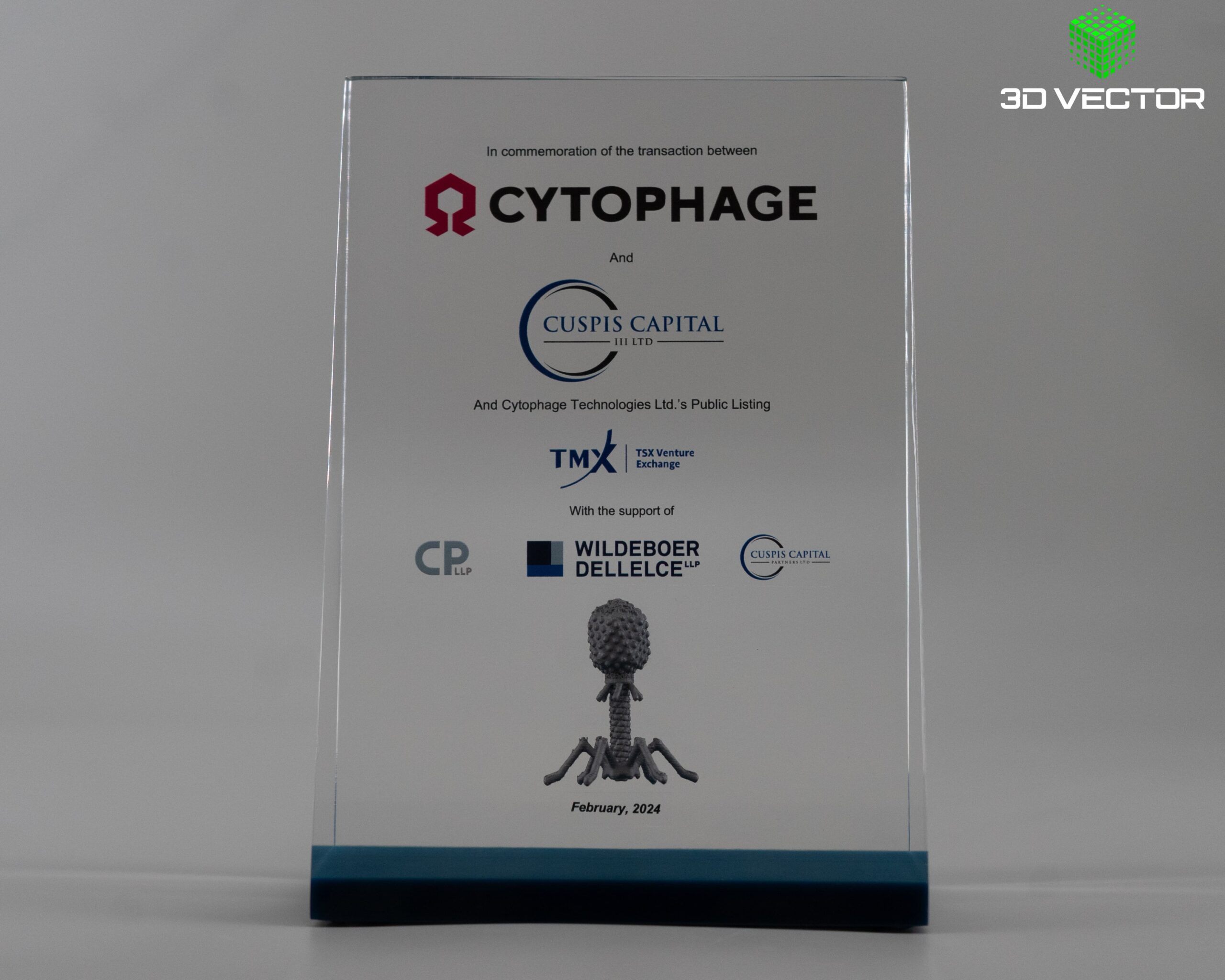 Lucite-trophy Lucite trophy