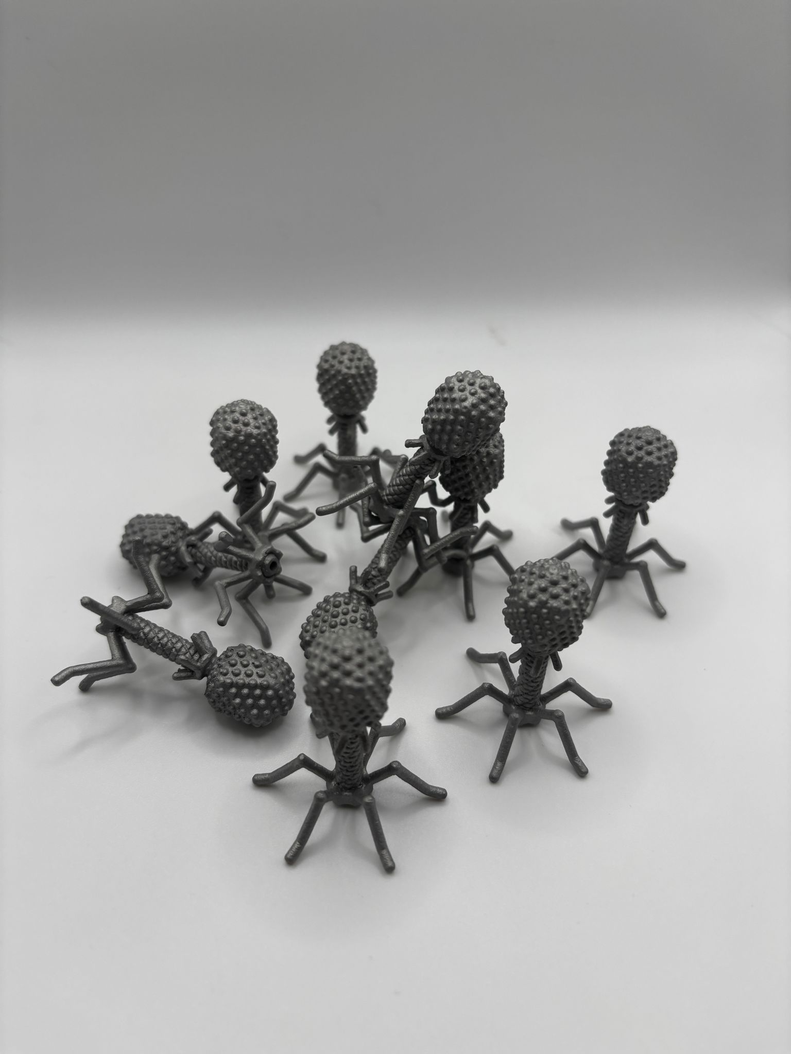 3D printed bacteriophage
