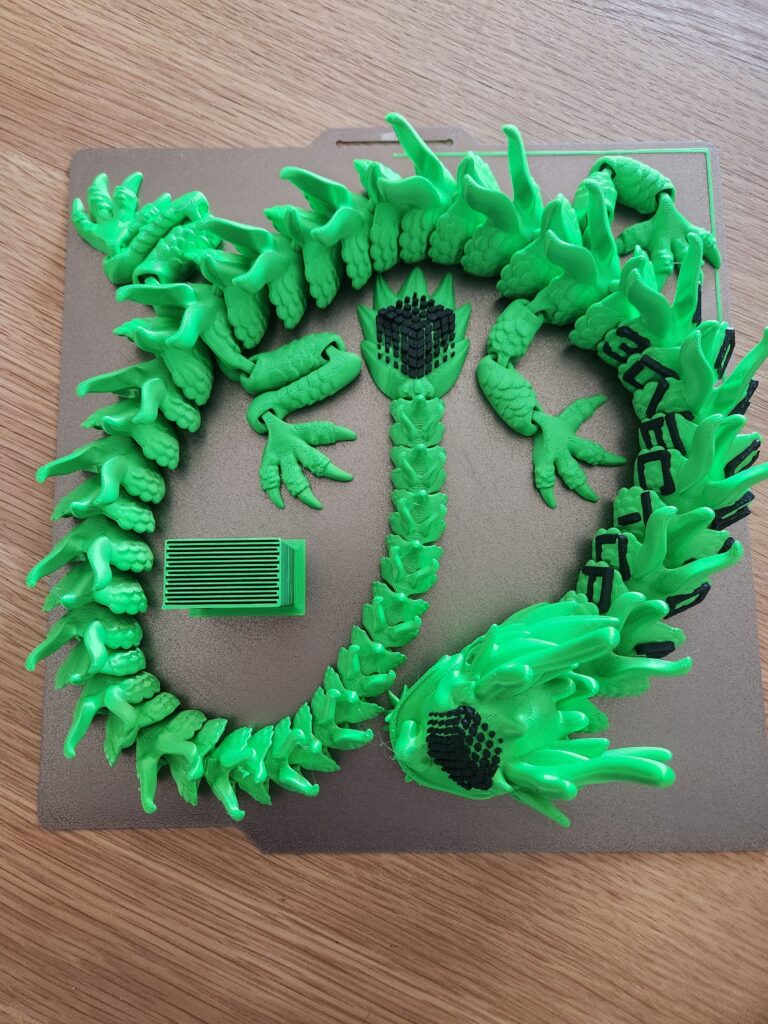 FDM printed dragon