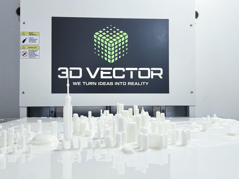 Architectural 3D printing in SLA