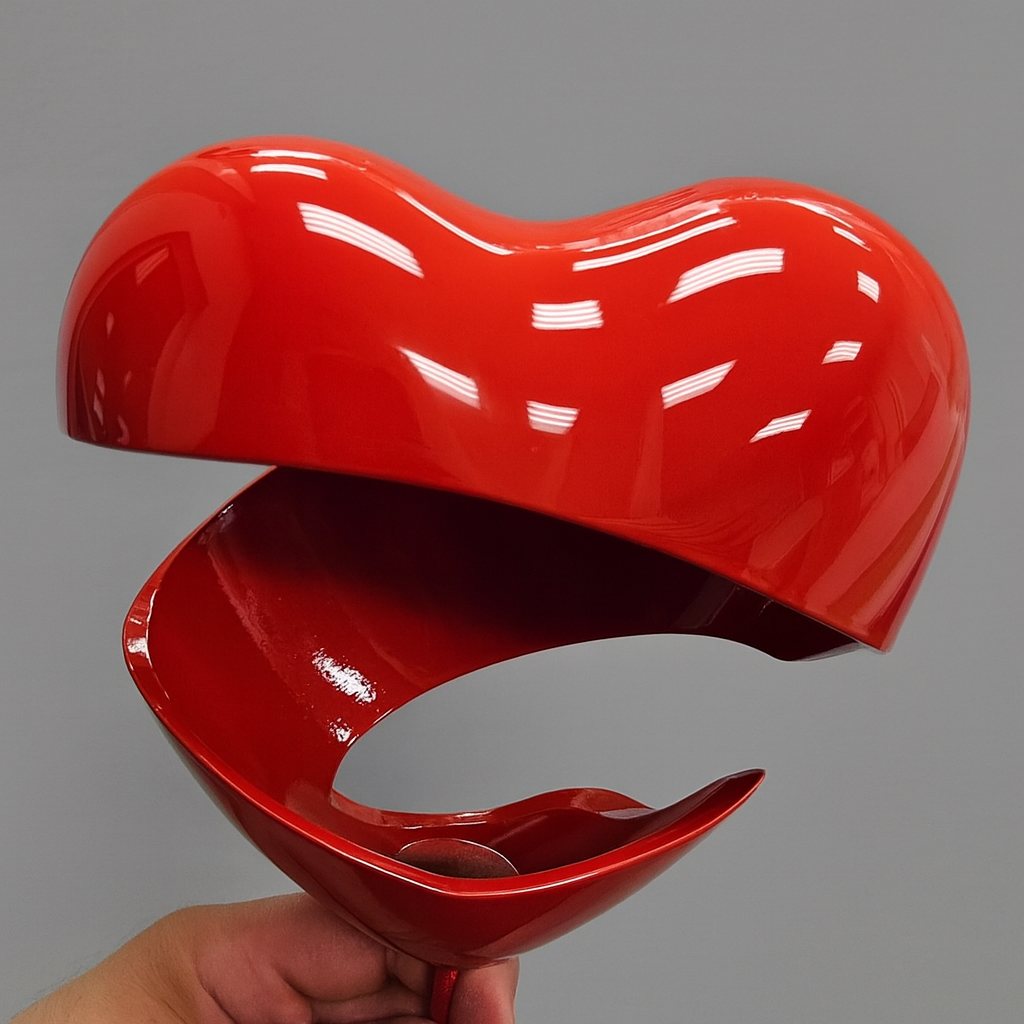 SLA 3D printed heart