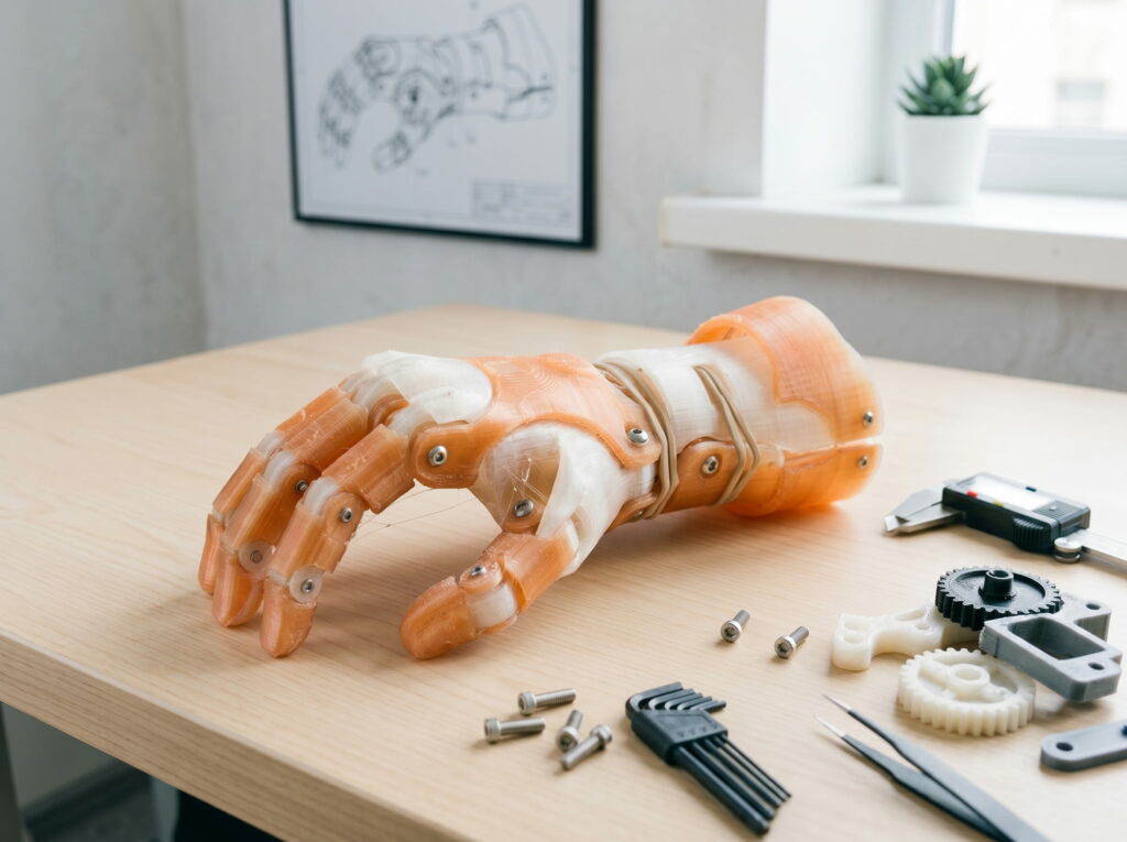 FDM 3D printed prosthetic hand